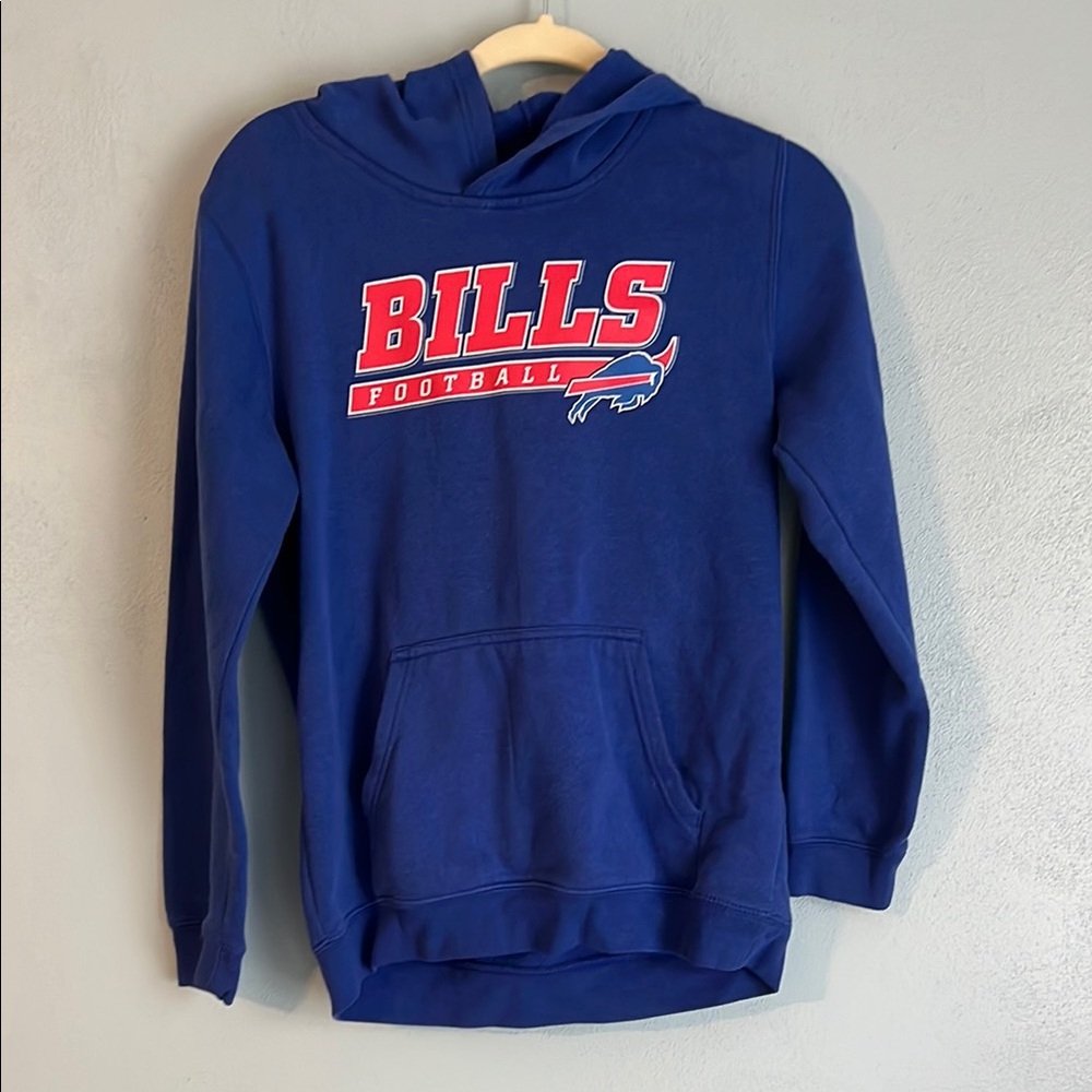 Blue Bills Football Hoodie